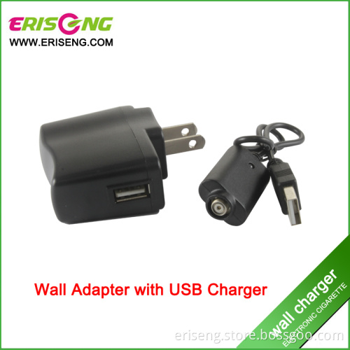 Electronic Cigarette Wall Charger with Us / UK / Euro Adapter and 3.7 to 4.2V Voltages (charger)